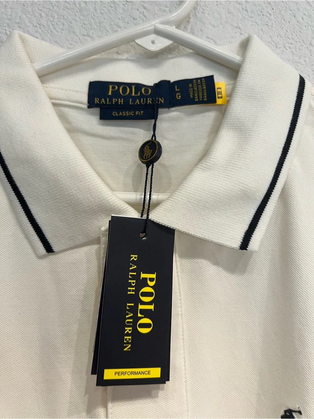 Polo Ralph Lauren White Polo Shirt